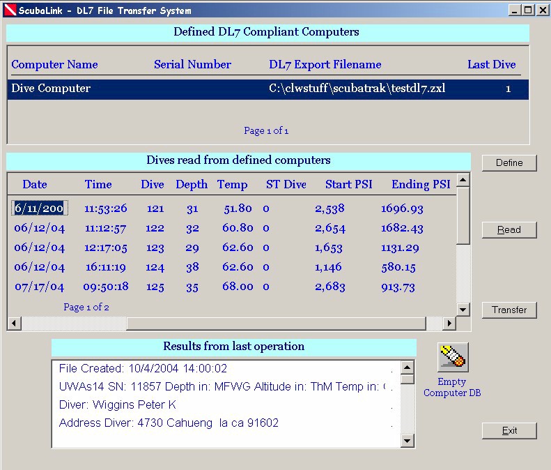 ScubaTrak Dive Log Software is the ultimate diver information system